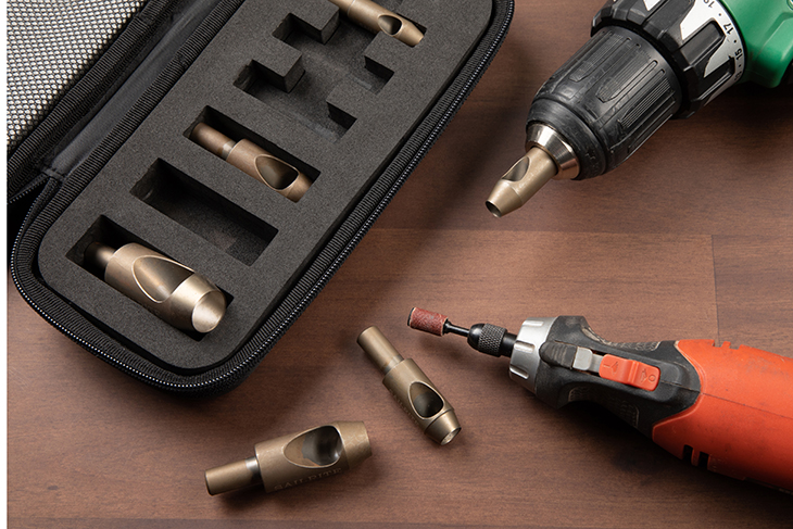 Learn how to sharpen drill hole cutters.